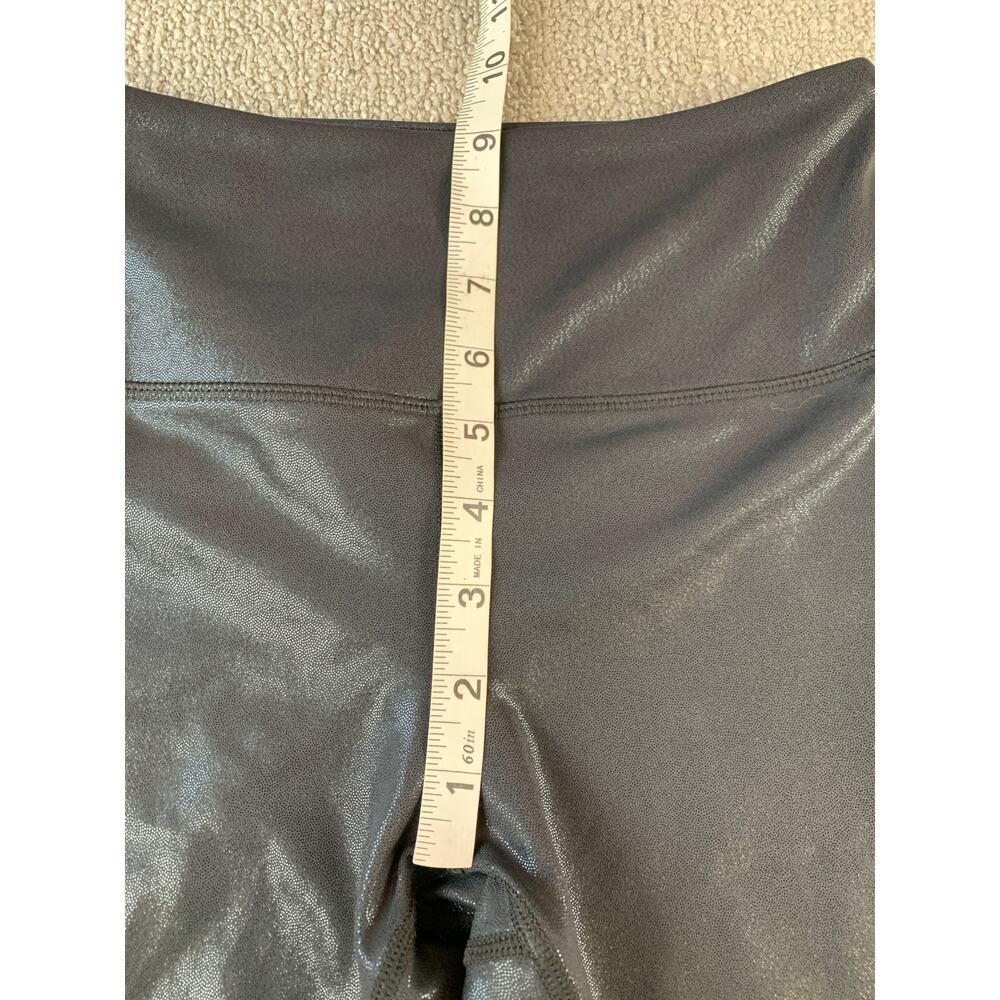 Zyia Active Bike Short Light n Tight Hustle Shorts Athletic Black Metallic XS - Picture 8 of 9